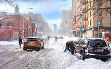 landscapes winter snow cityscapes architecture new york city street 1920x1080 wallpaper 